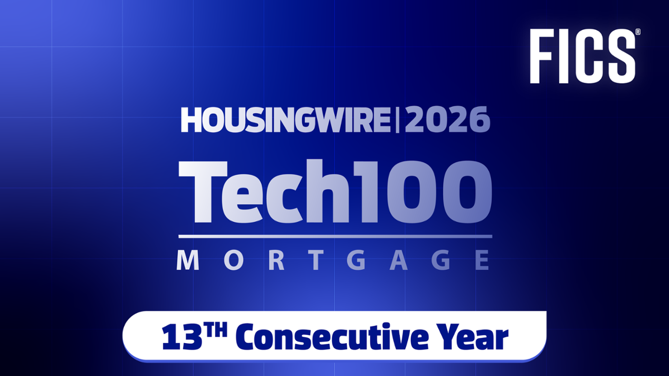 FICS® Named to HousingWire's HW TECH100 Mortgage List for 13th Consecutive Year